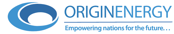 Origin Energy logo - Empowering nations for the future...